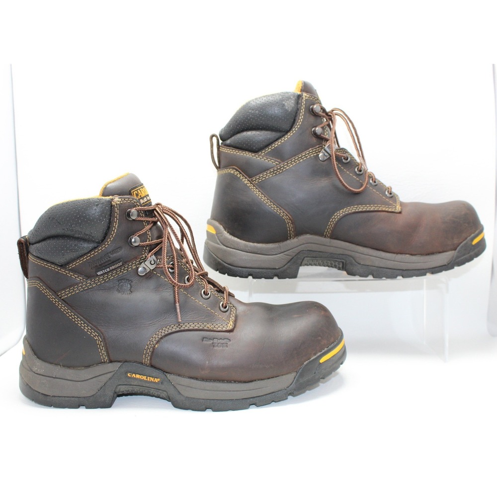 Carolina CA5521 Mens 11 2E Brown Leather Waterproof Composite Toe Work Boots